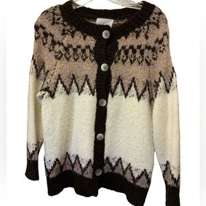 Zara girls cardigan sweater 11-12 years Wool Blend